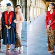Ini Ternyata Makna di Balik Warna Kebaya dan Motif Batik Maudy Ayunda Saat Wisuda. Sarat Doa!