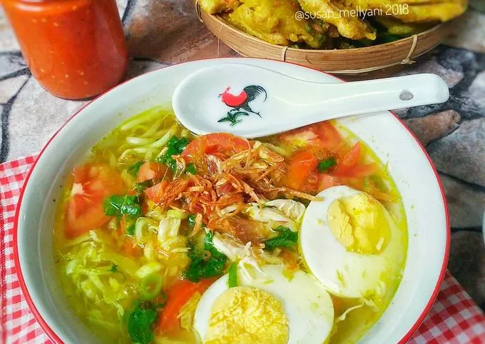 Resep Soto Ayam Lamongan Sampai Betawi, Bisa Dibikin Sendiri! 13 resep soto ayam jawa