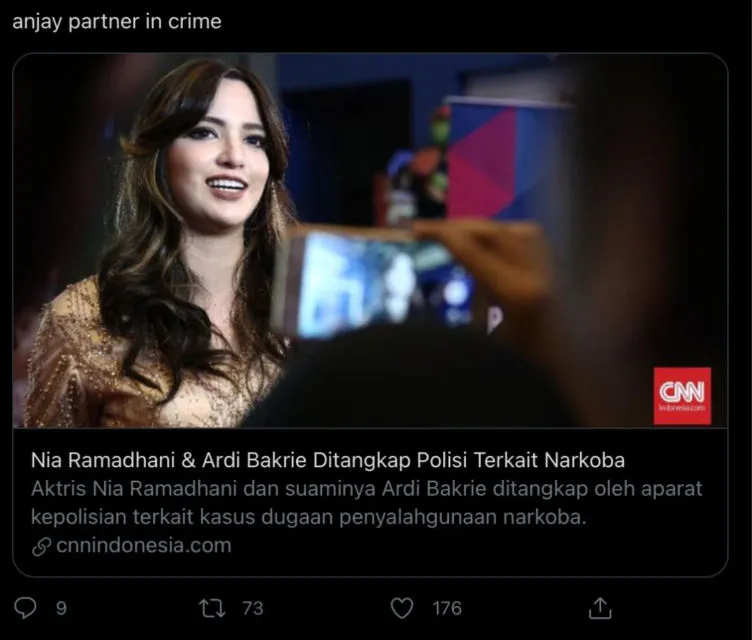 Nia Ramadhani dan Suami Pakai Narkoboy karena Stres Pandemi, Begini Respons Warganet 19
