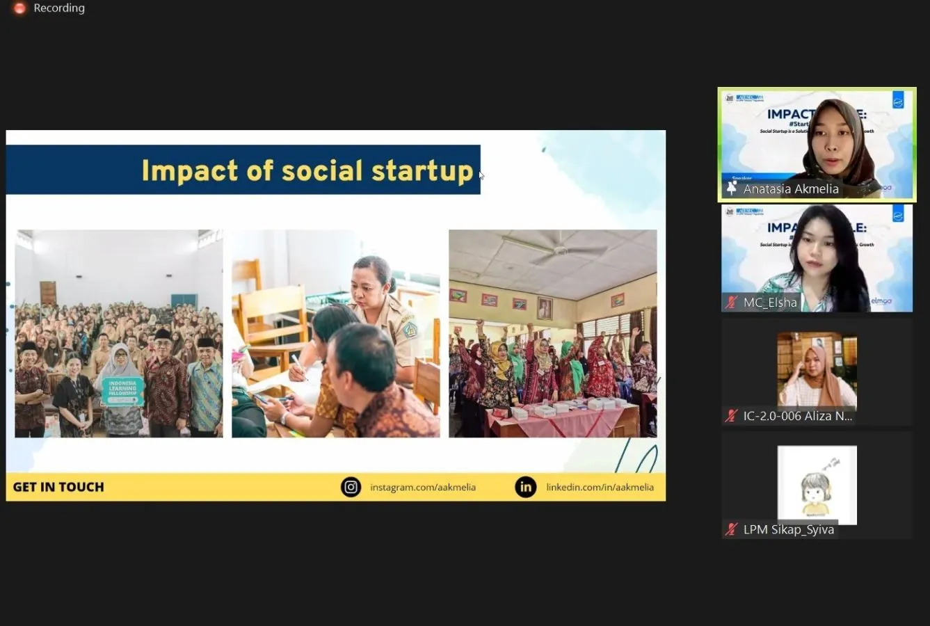 Semakin Diminati Generasi Muda, AIESEC Menyelenggarakan Impact Circle untuk Mengenal Social Startup. 1