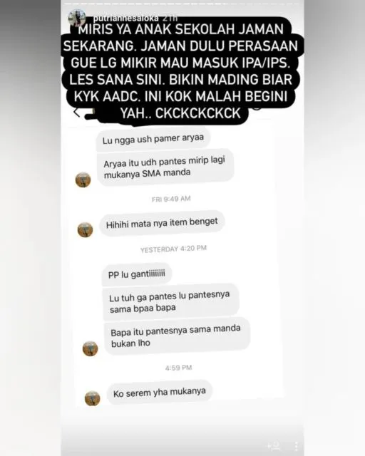 Dicibir dan Disebut Tak Pantas Jadi Pendamping Arya Saloka, Istri: Miris Anak Sekolah Zaman Sekarang 2