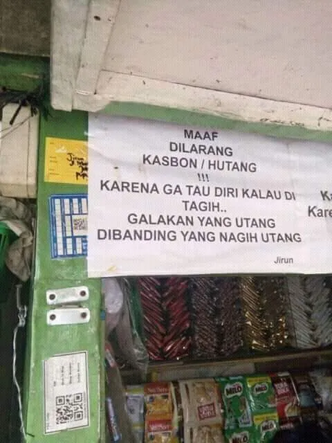 11 Peringatan Anti Ngutang ini Bikin Siapapun yang Mau Ngutang Jadi Mikir 15