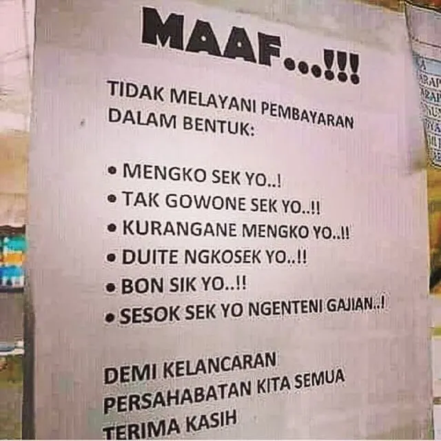11 Peringatan Anti Ngutang ini Bikin Siapapun yang Mau Ngutang Jadi Mikir 20