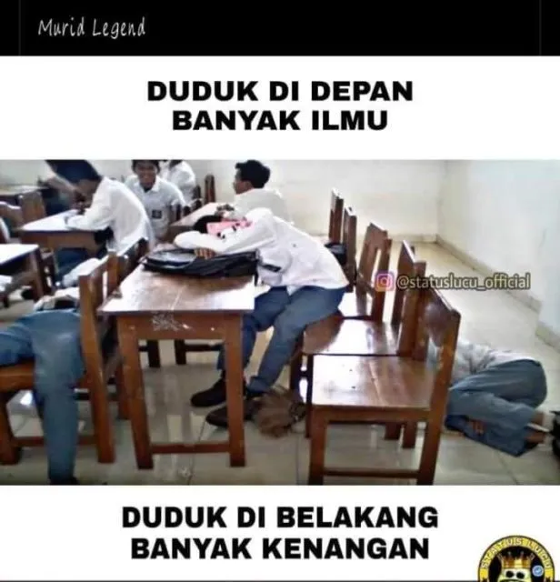 11 Meme Kocak ini Bikin Iri Anak-Anak Sekolah Zaman Sekarang. Kapan Bisa Merasakan Begini, ya? :( 13