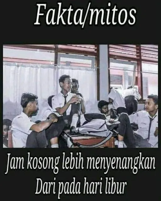 11 Meme Kocak ini Bikin Iri Anak-Anak Sekolah Zaman Sekarang. Kapan Bisa Merasakan Begini, ya? :( 17