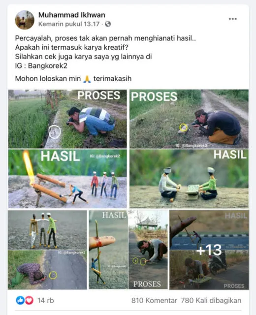 Menengok Berbagai Mahakarya Unik di Grup Facebook, Siapa Tahu Dapat Inspirasi di Tengah Pandemi 14