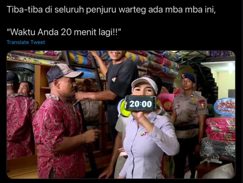 Soal PPKM Level 4 Batasi Waktu Makan Maksimal Hanya 20 Menit, Begini Respons Warganet. KZL! 20