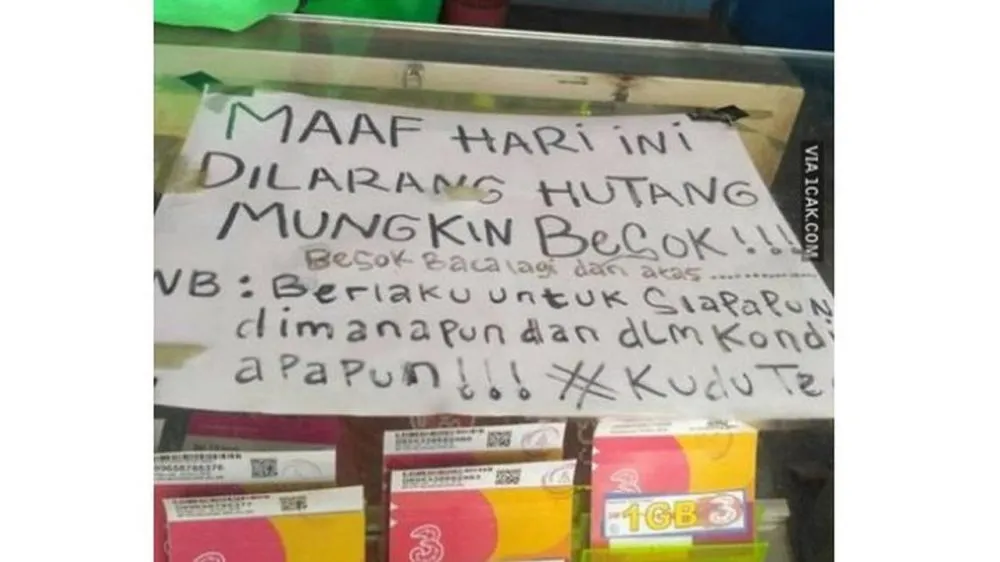 11 Peringatan Anti Ngutang ini Bikin Siapapun yang Mau Ngutang Jadi Mikir 12