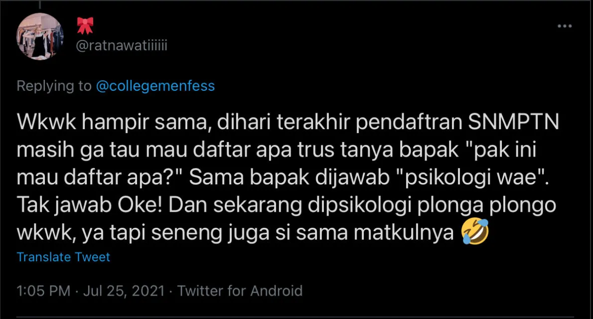 Kocaknya Curhatan Warganet Tentang Salah Jurusan. Drama Awal Kuliah Aja Udah Begini, Gimana Nanti~ 22