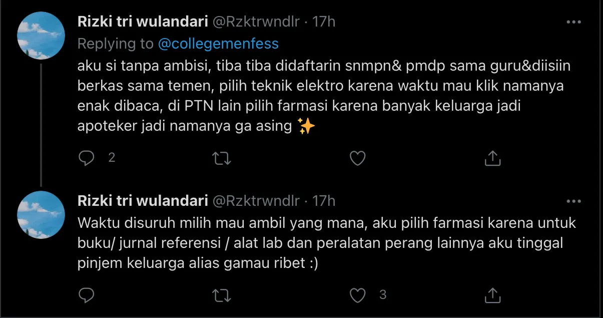 Kocaknya Curhatan Warganet Tentang Salah Jurusan. Drama Awal Kuliah Aja Udah Begini, Gimana Nanti~ 20