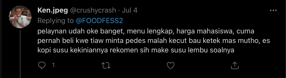 11 Review Konyol dari Warganet untuk Warung Makan Uncle Muthu. Sekarang Lagi Tutup Akibat PPKM 16