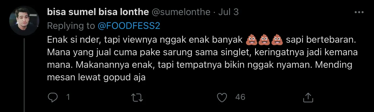 11 Review Konyol dari Warganet untuk Warung Makan Uncle Muthu. Sekarang Lagi Tutup Akibat PPKM 17