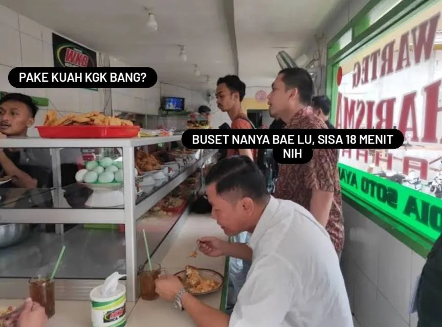 Soal PPKM Level 4 Batasi Waktu Makan Maksimal Hanya 20 Menit, Begini Respons Warganet. KZL! 14