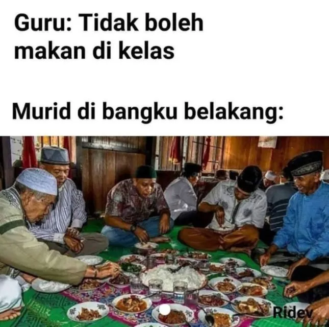 11 Meme Kocak ini Bikin Iri Anak-Anak Sekolah Zaman Sekarang. Kapan Bisa Merasakan Begini, ya? :( 18