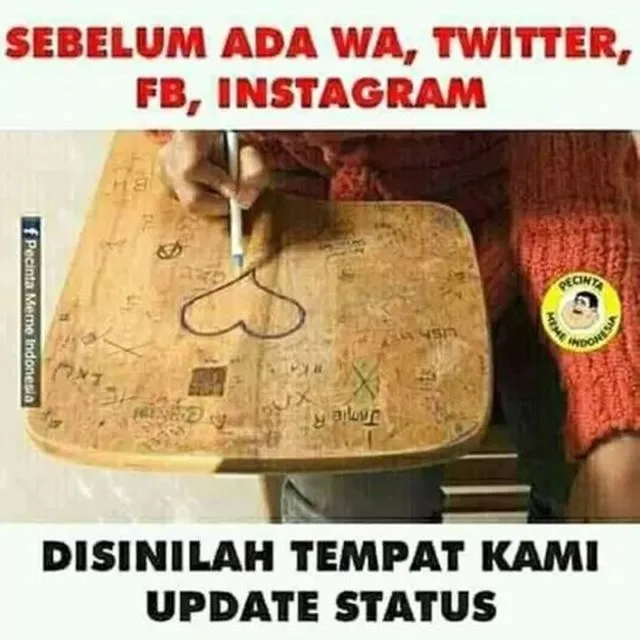 11 Meme Kocak ini Bikin Iri Anak-Anak Sekolah Zaman Sekarang. Kapan Bisa Merasakan Begini, ya? :( 14