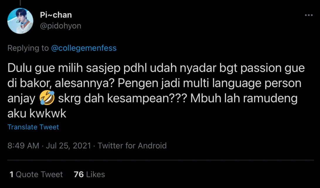 Kocaknya Curhatan Warganet Tentang Salah Jurusan. Drama Awal Kuliah Aja Udah Begini, Gimana Nanti~ 21