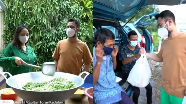 Aksi Nyata 8+ Seleb Bantu Masyarakat Terdampak Pandemi; Bagi-Bagi Sembako hingga Beri Pekerjaan 6