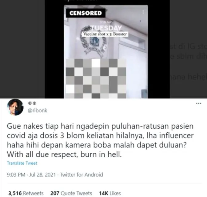 Influencer Dapat 'Booster' Vaksin Ketiga Ramai Diperbincangkan, DPRD DKI Jakarta Buka Suara 3
