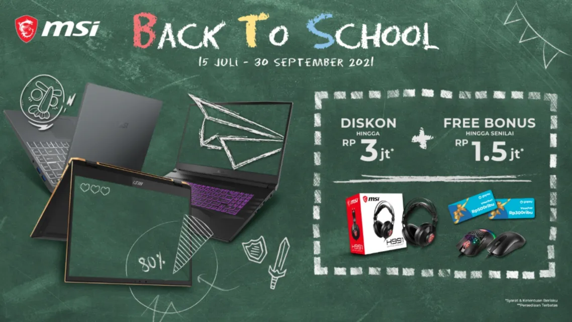 MSI Indonesia Hadirkan Laptop GS76 Stealth dan GE76 Raider Terbaru dengan Promosi 'Back To School' 6