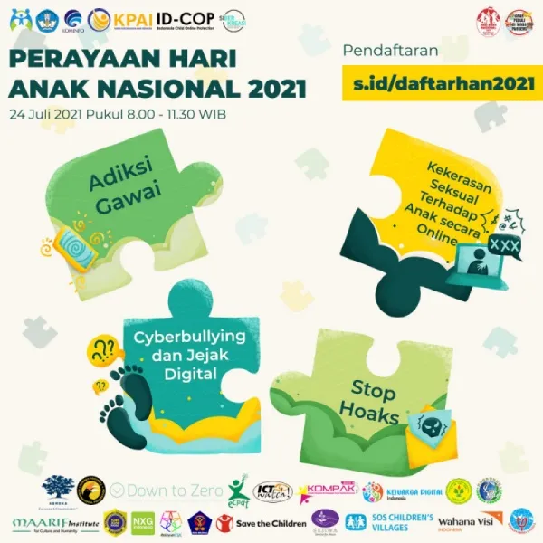 Peringati Hari Anak Nasional 2021, ID-COP Berkolaborasi dengan 20 Organisasi Nirlaba Gelar Perayaan VirtualĀ 2