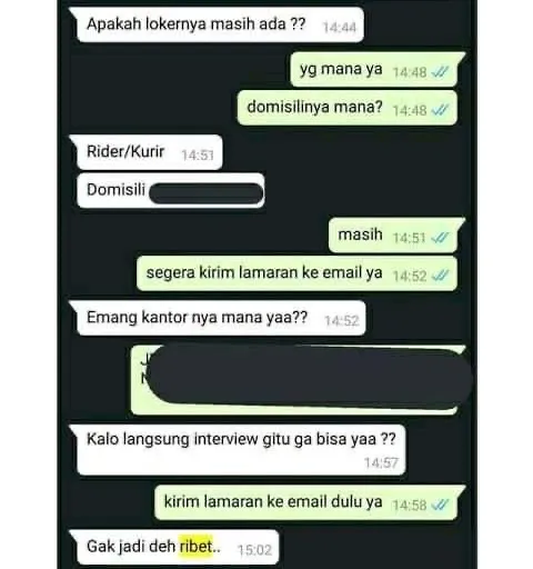 Susahnya Ketemu Pelamar Kerja yang Punya Kelakuan Begini, Jadi Ujian Hidup bagi HRD 21