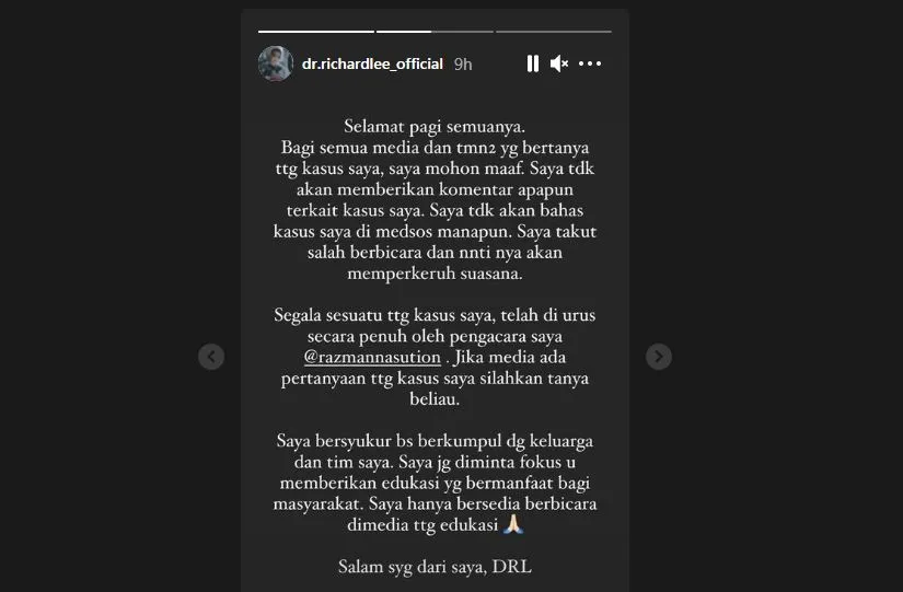 6 Fakta Penangkapan Paksa dr. Richard Lee oleh Kepolisian yang Sempat Bikin Publik Heboh 2