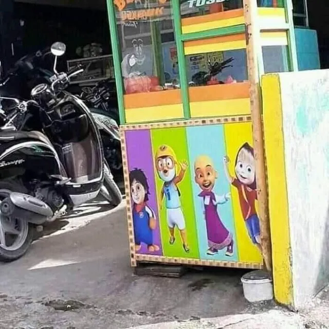 11 Gerobak Makanan dengan Konsep Paling Kocak. Cuma yang Jiwa Seniman yang Kepikiran Bikin Gini 17