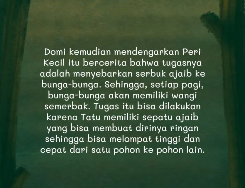 Sebuah Dongeng Anak: Sepatu Tatu 21