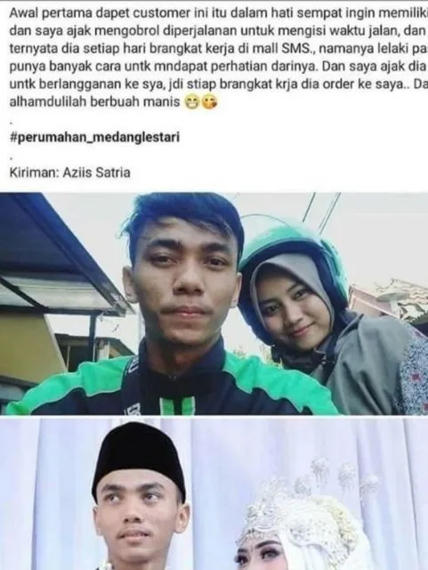 Potret Driver Ojol Ketika Lagi Jatuh Cinta. Bucin Adalah Hak Semuanya! 14