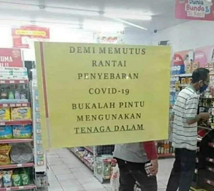 Nggak Cuma Tulisan Dilarang Ngutang, 11 Peringatan Kocak di Toko ini Bukti Susahnya Hadapi Pembeli 14