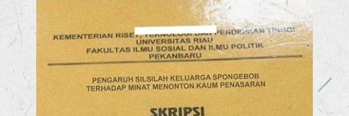 11 Judul Skripsi ini Buktikan Bahwa Pikiran Mahasiswa Semester Akhir itu Banyak yang Ruwet 13