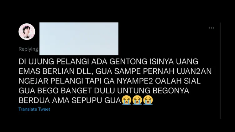 Sepintar Apa pun Kita Saat Kecil, Pasti Pernah Percaya dengan Hal-Hal Absurd Kayak Warganet ini 20