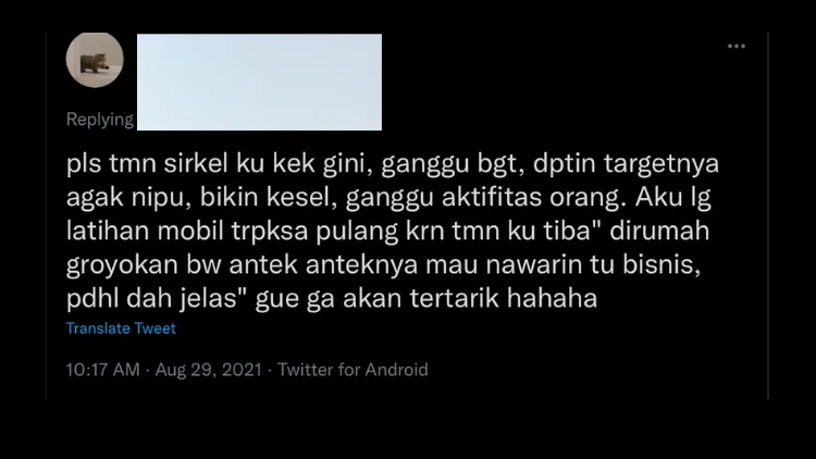 Sekali Seumur Hidup, Pasti Kamu Pernah Kena Jebakan MLM dari Teman Kayak Warganet ini. Apes! 16