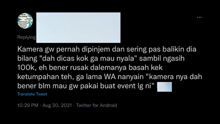 9+ Cerita Warganet ini Buktikan Kalau Mau Pinjami Barang ke Temen itu Bisa Jadi Persoalan Rumit 14