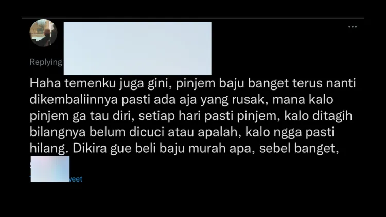 9+ Cerita Warganet ini Buktikan Kalau Mau Pinjami Barang ke Temen itu Bisa Jadi Persoalan Rumit 16