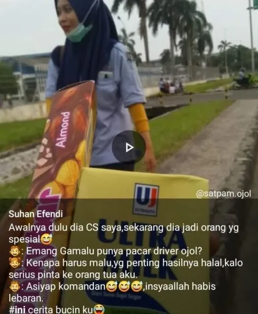 Potret Driver Ojol Ketika Lagi Jatuh Cinta. Bucin Adalah Hak Semuanya! 14