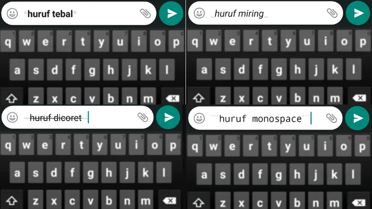 4 Cara Membuat Tulisan Berwarna di WhatsApp. Chatting Jadi Lebih Seru! 6