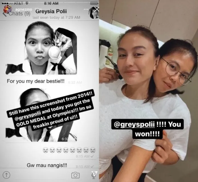 Raih Medali Emas Olimpiade Tokyo 2020, Ini 10 Momen Artis Rayakan Kemenangan Greysia/Apriyani 6