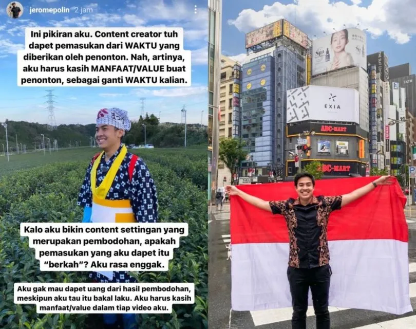 Singgung Konten Settingan yang Dianggap Pembodohan, Jerome Polin: Apakah Penghasilannya Berkah? 2