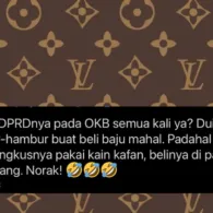 Kabar Anggaran Pakaian Dinas DPRD Tangerang Pakai Bahan Louis Vuitton, Pantas Warganet pada Marah~
