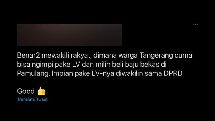 Kabar Anggaran Pakaian Dinas DPRD Tangerang Pakai Bahan Louis Vuitton, Pantas Warganet pada Marah~ 12