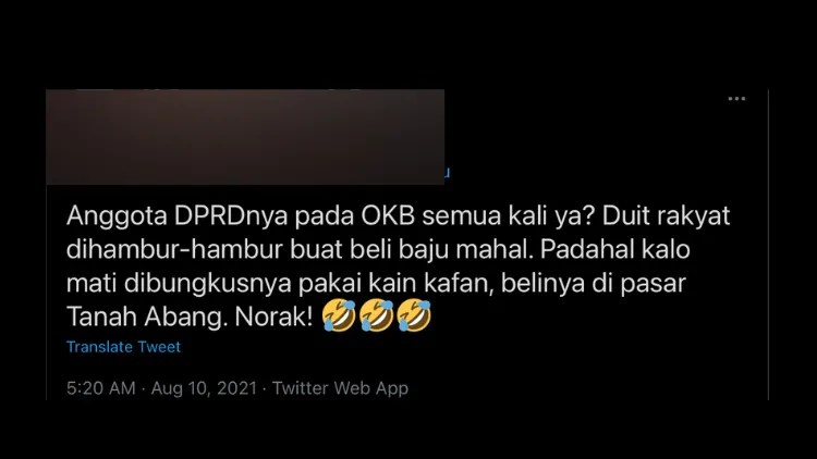 Kabar Anggaran Pakaian Dinas DPRD Tangerang Pakai Bahan Louis Vuitton, Pantas Warganet pada Marah~ 20
