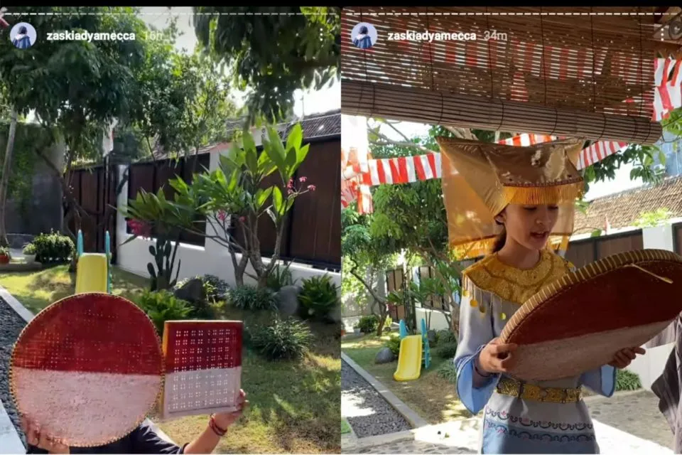 Potret Artis Rayakan Momen 17 Agustus di Rumah di Tengah Pandemi. Tetap Meriah! 4