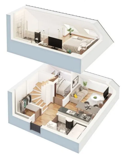 8 Desain Rumah Minimalis 2 Lantai Sederhana 13