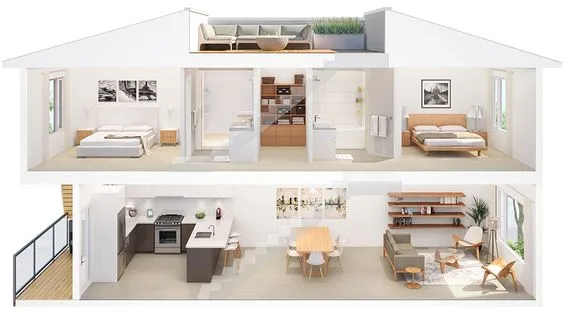 8 Desain Rumah Minimalis 2 Lantai Sederhana 15