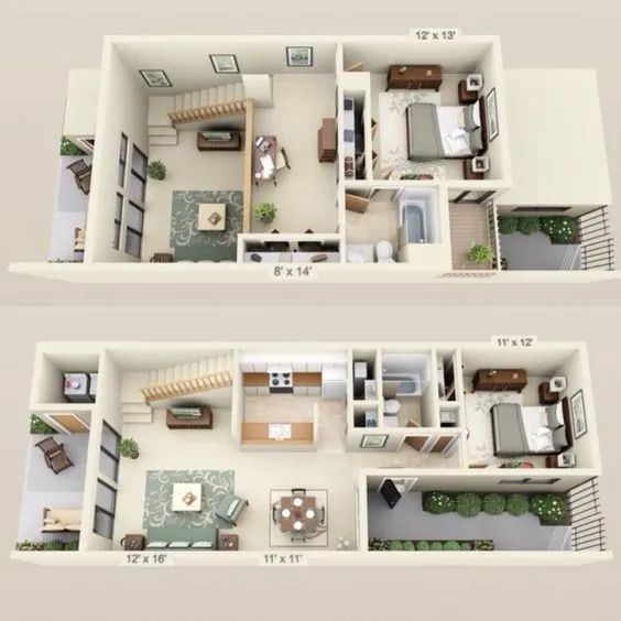8 Desain Rumah Minimalis 2 Lantai Sederhana 11