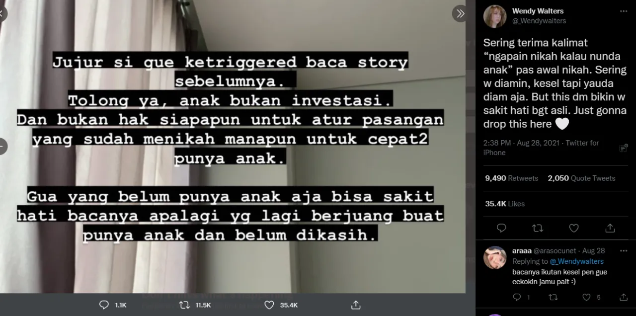 Tolak Anggapan Anak adalah Investasi Masa Depan Orang Tua, Wendy Walters: Bukan Hubungan Bisnis! 3