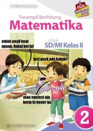 Beginilah Jadinya Kalau Gambar di Buku Pelajaran Anak SD Dibikin oleh Warganet. Ngaco Banget! 18