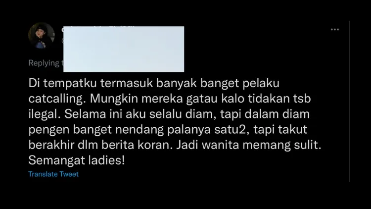 11 Pengalaman Warganet Terkena Catcalling ini Bukti Bahwa Kita Harus Menyudahi Kebiasaan Tersebut 16
