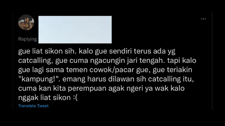 11 Pengalaman Warganet Terkena Catcalling ini Bukti Bahwa Kita Harus Menyudahi Kebiasaan Tersebut 19